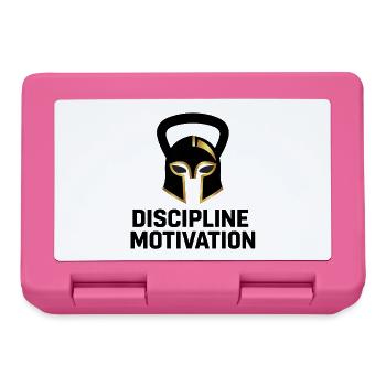 Discipline Motivation Spartan Helmet - Lunchbox - pink - Front