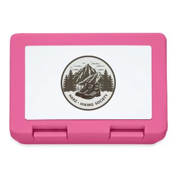 Harz Hiking Society | Vintage Outdoor Badge - Brotdose - Pink - Vorne
