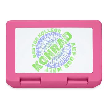 Konrad als Job - Brotdose - Pink - Vorne