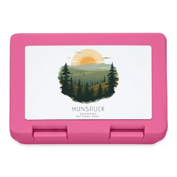 Hunsrück National Park | Vintage Landscape - Brotdose - Pink - Vorne
