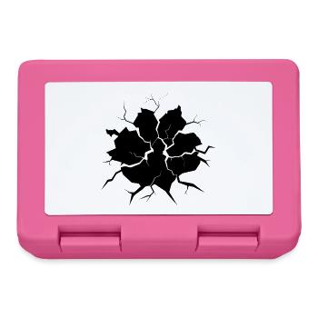 Mur fissuré - Boîte à goûter - rose - Devant
