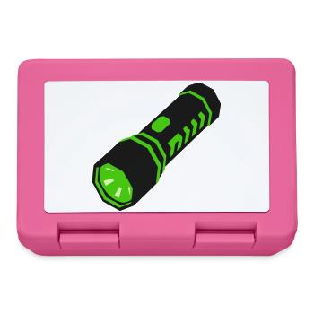 Taschenlampe Licht Icon - Brotdose - Pink - Vorne