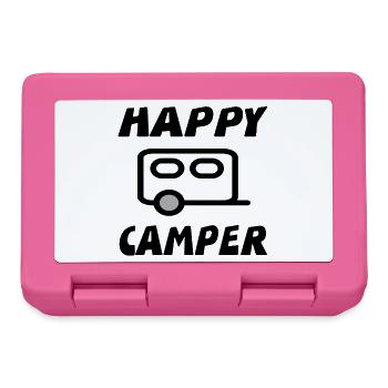 Campeur - Boîte à goûter - rose - Devant