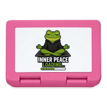 Inner peace loading - Brotdose - Pink - Vorne