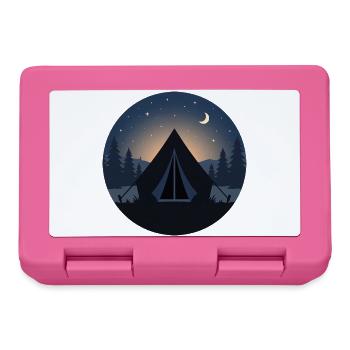 camping - Brotdose - Pink - Vorne