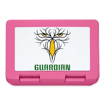 GUARDIAN - Stylisches Raubvogel - Design - Brotdose - Pink - Vorne