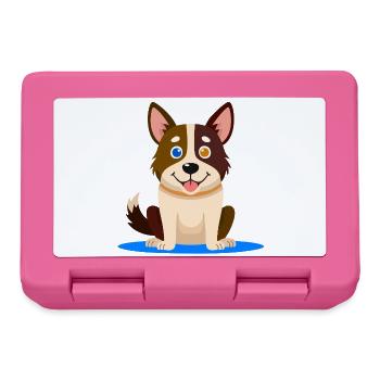 Kleiner bunter Hund (Comic) - Brotdose - Pink - Vorne