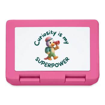 Curiosity is my Superpower - Lunchbox - pink - Front