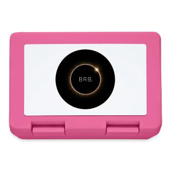 Sonnenfinsternis, Sonne ist gleich zurück - Brotdose - Pink - Vorne