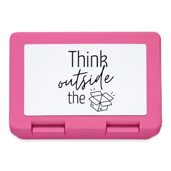 Ideenkiste - Think outside ... - Brotdose - Pink - Vorne