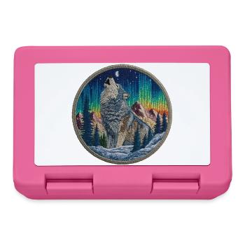 Polarwolf Patch Aurora - Brotdose - Pink - Vorne