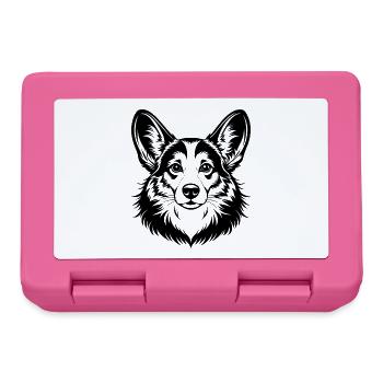 Corgi - Brotdose - Pink - Vorne