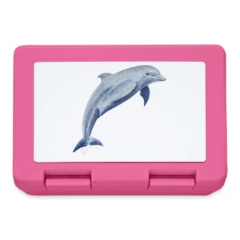Delfin Glückssprung - Sonja von Staden - Brotdose - Pink - Vorne