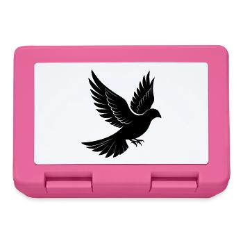 Fliegende Taube - Brotdose - Pink - Vorne