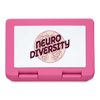 Neurodiversité cérébrale - Boîte à goûter - rose - Devant