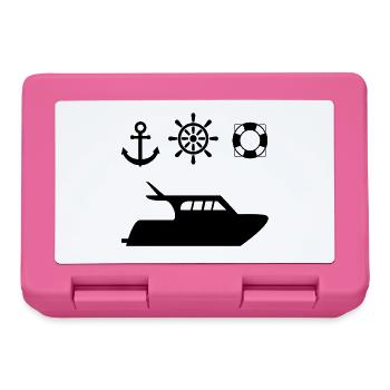 Motorboat - Lunchbox - pink - Front