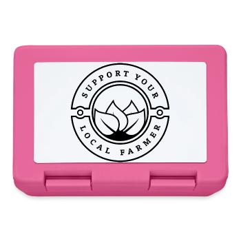 Support your local farmer - Nature & Agriculture - Lunchbox - pink - Front