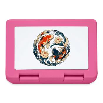 KoiKreis Lotus YinYang - Brotdose - Pink - Vorne