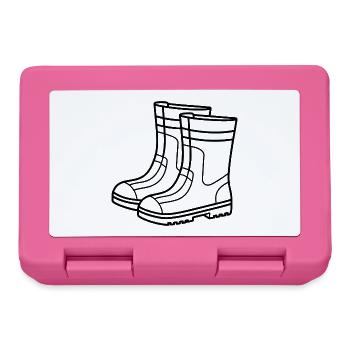 Rain boots - Lunchbox - pink - Front