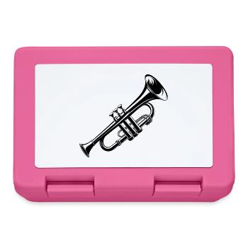 Trompete - Brotdose - Pink - Vorne