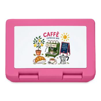 Caffè Espresso Sketch Café - Lunchbox - pink - Front