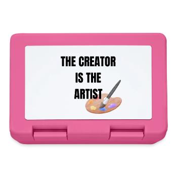 The Creator Is The Artist Graphic - Lunchbox - pink - Front