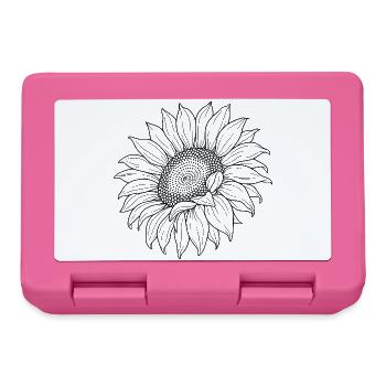Sunflower Boho - Lunchbox - pink - Front