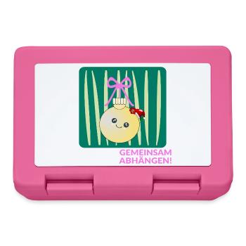 Weihnachten Weihnachtskugel Abhängen - Brotdose - Pink - Vorne