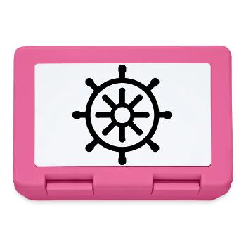 Rudder boat - Lunchbox - pink - Front