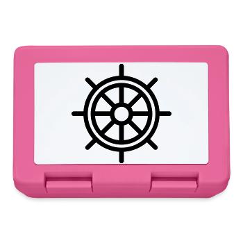 Rudder Nautical Boat - Lunchbox - pink - Front