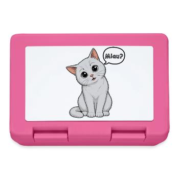 Miau? - Wie süß kann man sein?! - Brotdose - Pink - Vorne