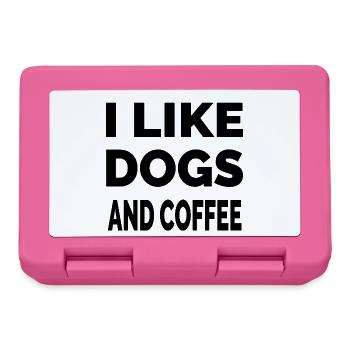 canine - Boîte à goûter - rose - Devant