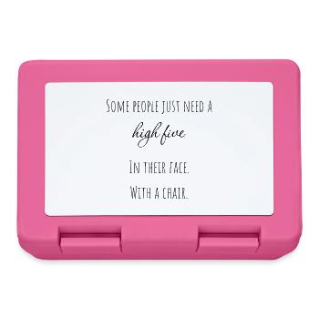 some people just need a high five. - Brotdose - Pink - Vorne