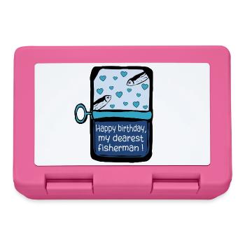 Birthday Fisherman Sardines - Lunchbox - pink - Front