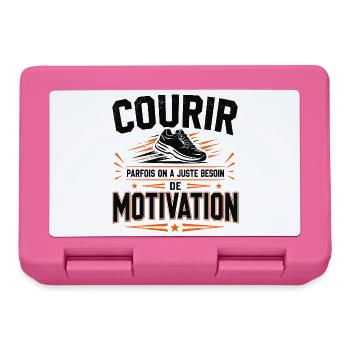 courir T-shirt Courir Besoins De Motivation Runnin - Boîte à goûter - rose - Devant