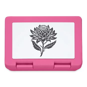 Waratah Fleur Australienne - Boîte à goûter - rose - Devant