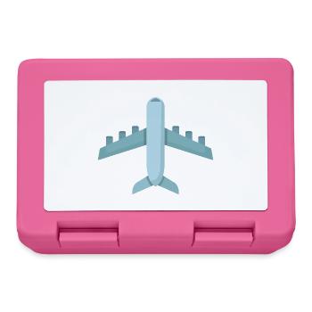 Flugzeug - Brotdose - Pink - Vorne