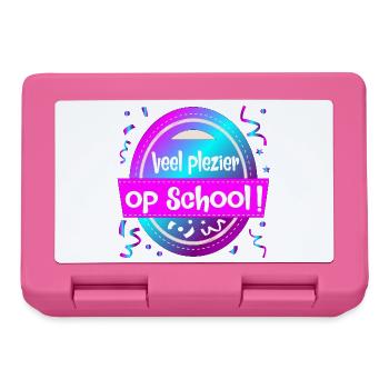 Viel Spaß in der Schule - Brotdose - Pink - Vorne