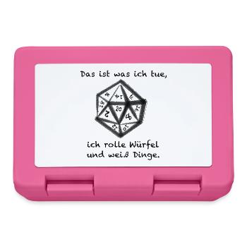 DM Tirion - Brotdose - Pink - Vorne