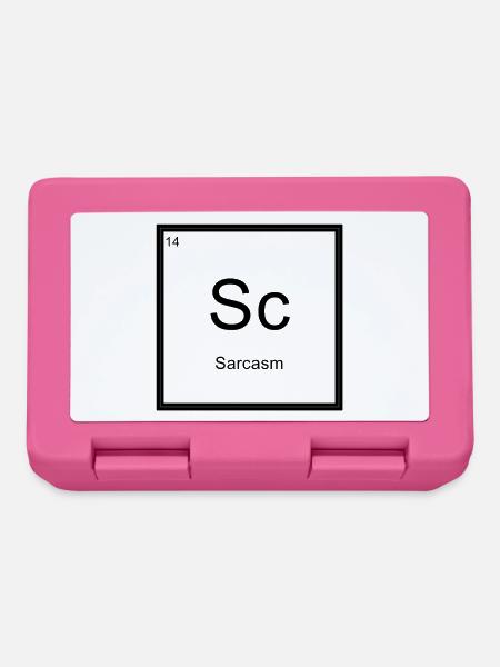SC Sarkasmus | Lustiger Chemie-Wissenschafts-Nerd - Brotdose - Pink