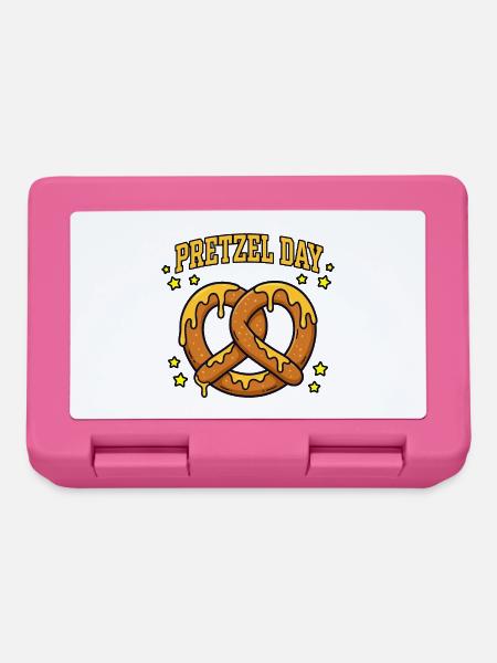 Büro-Humor – Brezeltag - Brotdose - Pink