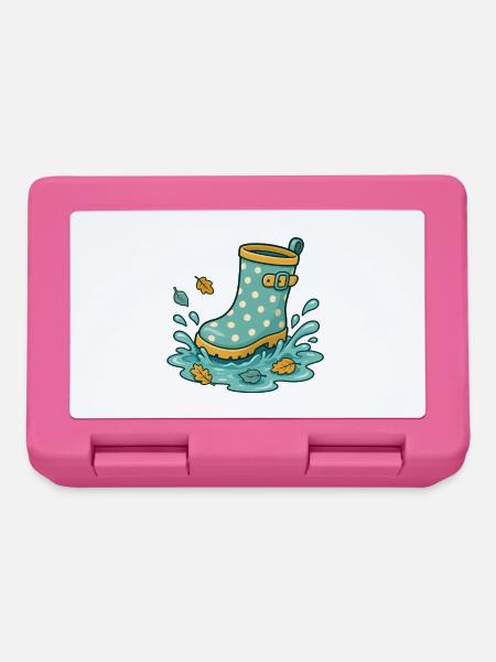 Rain Boot Splash – Cosy Rain Day - Brotdose - Pink