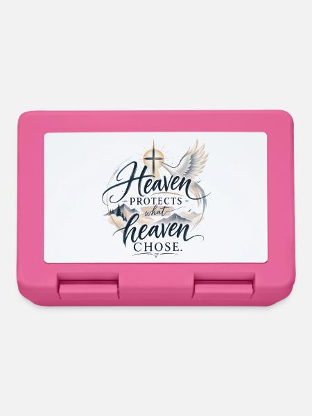 Der Himmel schützt, was der Himmel wählt - Brotdose - Pink