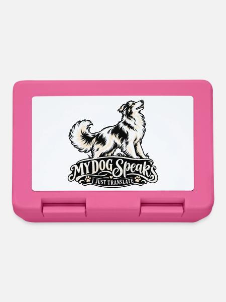 Hundeübersetzer - Brotdose - Pink