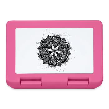 Mandala setzt Energie frei - Brotdose - Pink - Vorne
