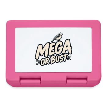 Mega oder Vollgas - Brotdose - Pink - Vorne