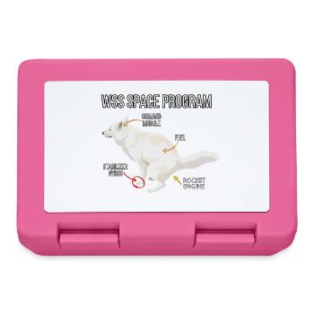 Space Dog Programm - Brotdose - Pink - Vorne