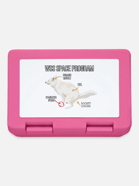 Space Dog Programm - Brotdose - Pink