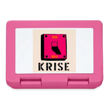 Krisen Schalter - Brotdose - Pink - Vorne
