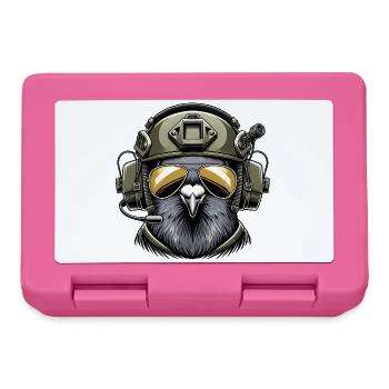 Militär Taube - Brotdose - Pink - Vorne